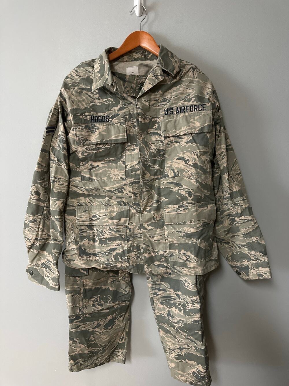 US Air Force ABU Uniform Set Digital Tiger Camo Jacket Pants Combat Utility